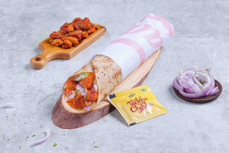 Wrap Din Grâu Integral Masala Pui Tikka