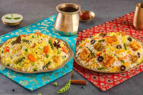 Veg Biryani (Subz-E-Biryani, Porții-1-2) Paneer Veg Biryani (Paneer Subz, Porții-1-2)