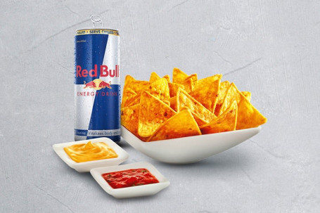 Combo Redbull (330 Ml) Și Nachos (180 Grame).