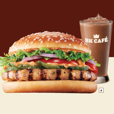 1 Chicken Whopper 1 Chocolate Thick Shake