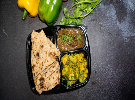 Kolkata Special Tadka And Hing Dhania Ki Aloo With Tandoori Roti Combo