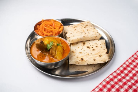 Railway Chicken Curry Rumali Roti Combo