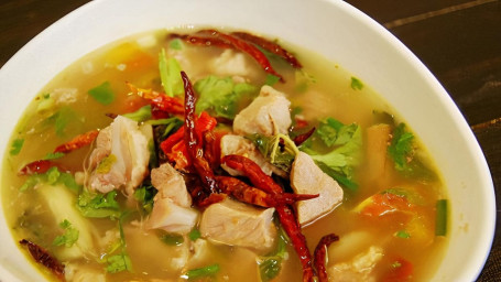 Thai Spicy Pork Rib Soup (Tom Zap)