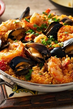 Paella Cu Fructe De Mare