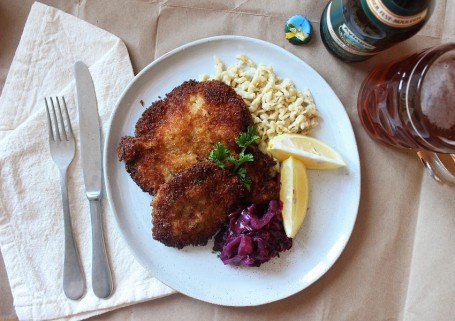 Schnitzel Überbacken