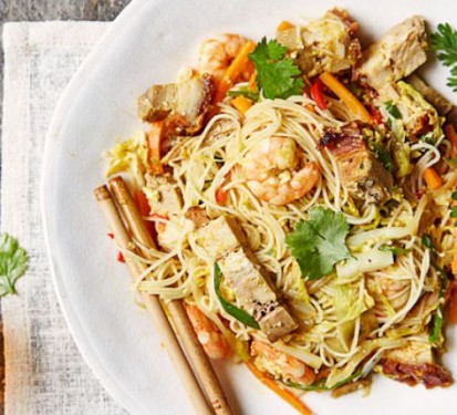 Veg. Singapore Chow Mein