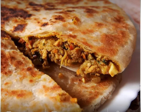 Mutton Keema Paratha (2 Pcs)