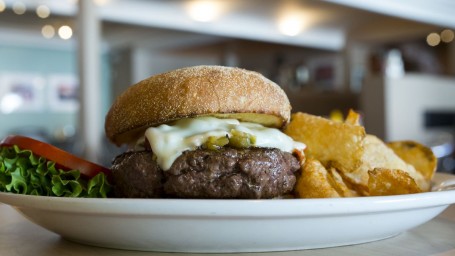 Green Chili Cheeseburger