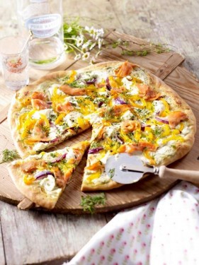 Pizza Knoblauch Und Zwiebeln