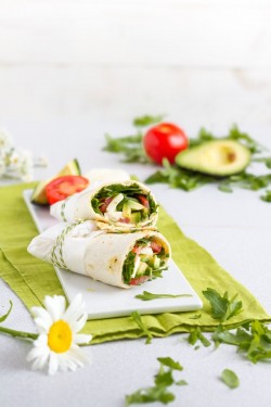 Vegetarischer Wrap