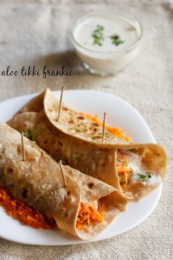 Veg. Mayo Tikki Wrap