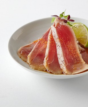 Ponzu Tataki Cu Trufe Albacore (87 Kcal)