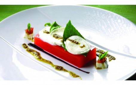 Salat Mozzarella-Tomaten