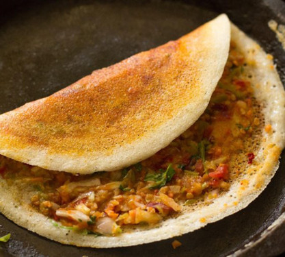 Schezwan Butter Onion Dosa