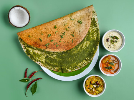 Dhania Coconut Masala Dosa