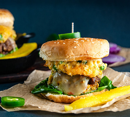 Jalapeno Cheese Burst Burger