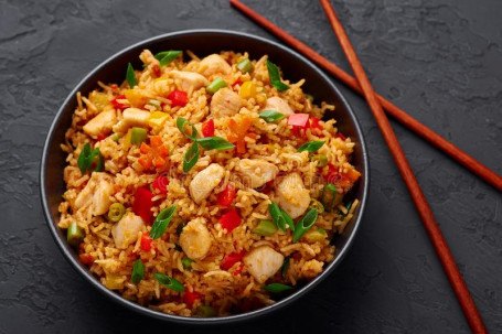 Schezwan Chicken F.rice