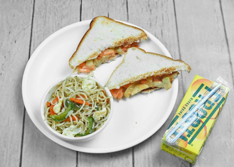 Egg Chow Sandwich Soft Drinks