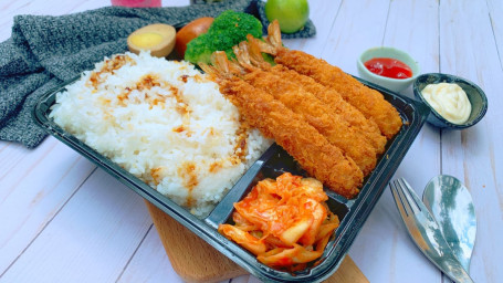 Shrimp Tempura Rice Bowl (Xiāng Sū Xiā Fàn