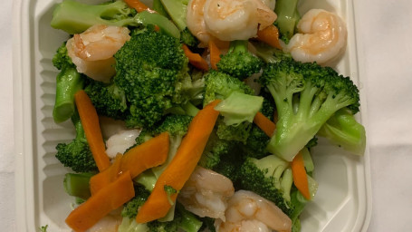 Prawns With Broccoli Xī Lán Xiā