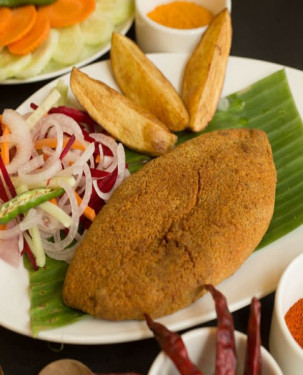 Kolkata Bhetki Fish Fry With Handcut Fries