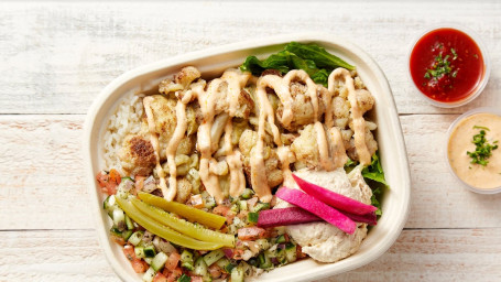 Cauliflower Eggplant Bowl