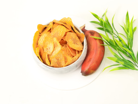 Organic Red Banana Magic Chips 150 Grams