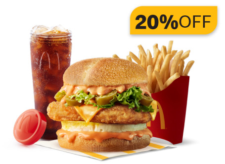 Mâncă Mcsaver Mcspicy Premium De Pui