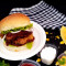 Hot Schezwan Fried Chicken Burger