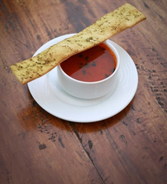 Roasted Tomato, Tulsi Corrainder Soup