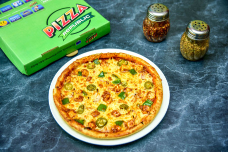 9 Barbecue Paneer Pizza