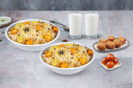 Sărbătoarea Paneer Dum Biryani (Lucknowi)