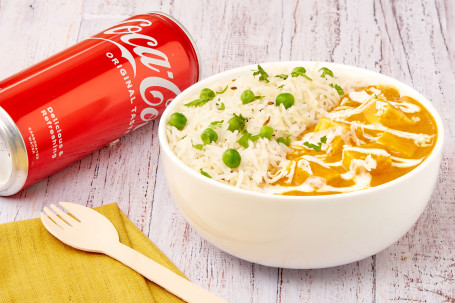 Nawabi Paneer Lababdar With Matar Pulao Coca Cola (330 Ml)