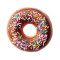 Colorful Choco Donut