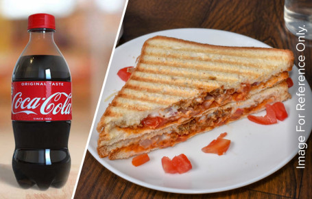 Chicken Pizza Sandwich Coke 250 Ml Pet Bottle