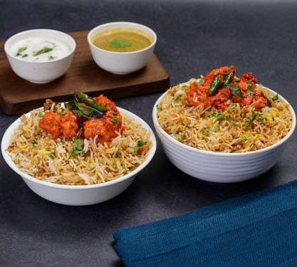 Twin Pack Chicken 65 Biryani(Serves 2-3 Persons)