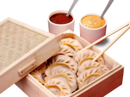 Chicken Tandoori Steamed Momos 5 Pcs