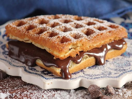 Belgian Choco Milk Waffle