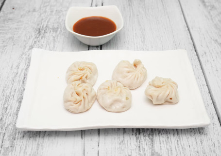 Steamed Veg Momos [5 Pieces]