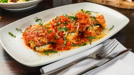 Vegan Eggplant Rollatini Dinner