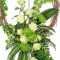 Fresh Green Inspirations Funeral Wreath