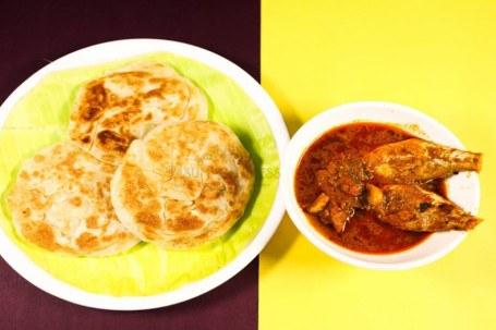 Bun Parotta Fish Kuzhambu