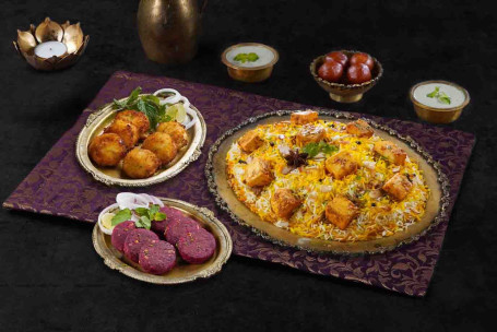 Combo Grand Celebration Cu Zaikedaar Paneer Biryani 2 Porții De Kebab