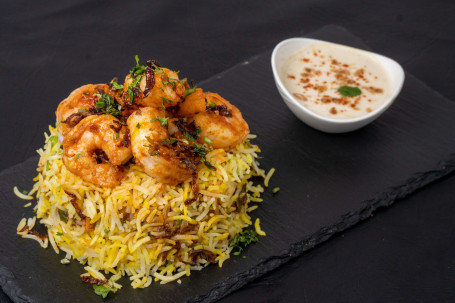 Mini Prawns Dum Biryani