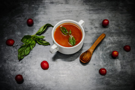 Smoked Tomato And Basil Soup