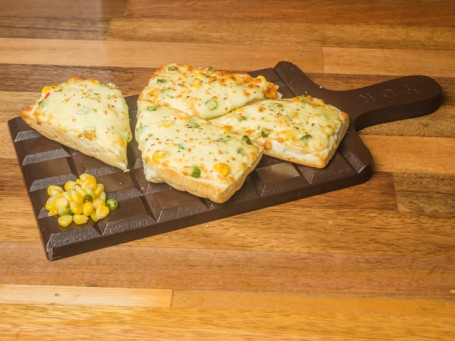 Sweet Corn And Chilli Cheese Italian Toast