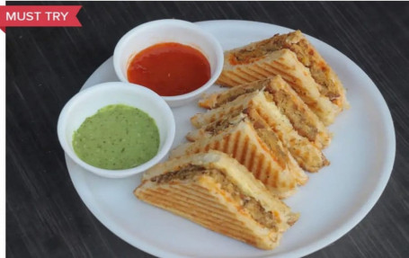 Spicy Jain Masala Grill Sandwich