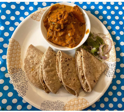 Kadai Chicken Gravy 2 Rotis