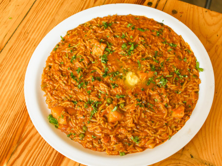 Butter Bhaji Tawa Pulao