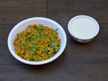 Veg Pulao Dahi